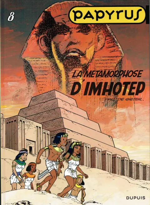 Couverture de l'album Papyrus Tome 8 La métamorphose d'Imhotep