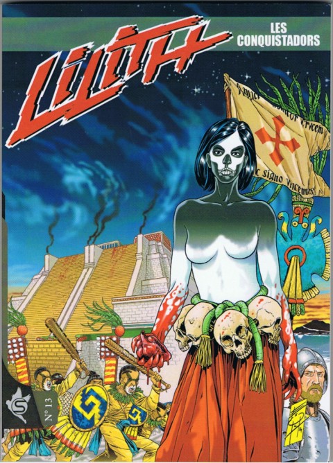 Couverture de l'album Lilith 13 Les conquistadors