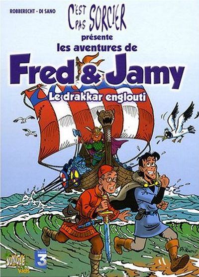 Couverture de l'album Les aventures de Fred & Jamy Tome 2 Le drakkar englouti