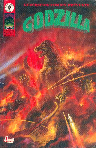 Couverture de l'album Génération Comics présente Tome 1 Godzilla