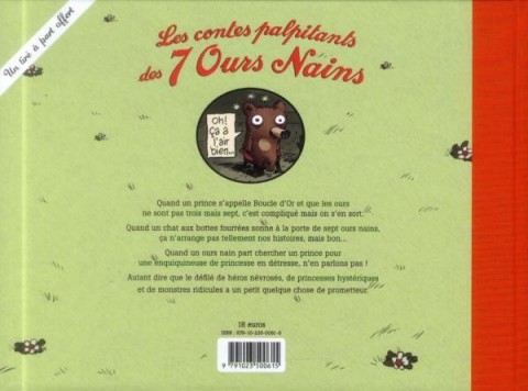 Verso de l'album Les sept ours nains Les contes palpitants des 7 ours nains