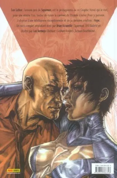Verso de l'album Superman - Lex Luthor