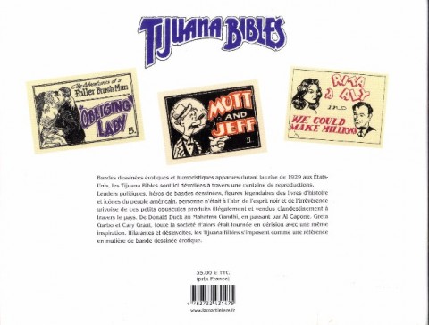 Verso de l'album Tijuana Bibles