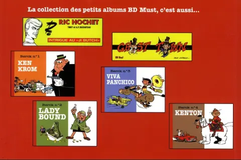 Verso de l'album Berck N° 3 Viva Panchico