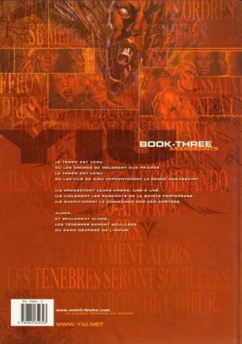 Verso de l'album Yiu Tome 3 Assassaints