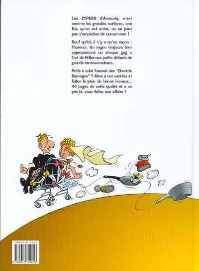 Verso de l'album Les Zypers Tome 1 Les chariots sauvages