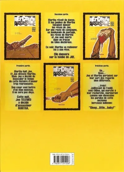Verso de l'album Berceuse assassine Tome 1 Le cœur de Telenko