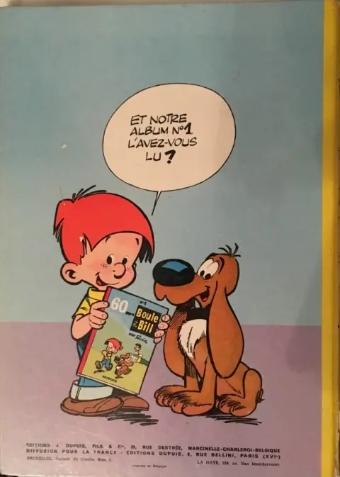 Verso de l'album Boule & Bill Tome 2
