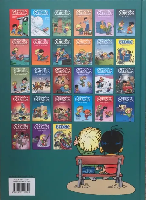 Verso de l'album Cédric Tome 3 classe tous risques