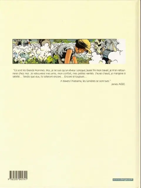 Verso de l'album Dixie Road Tome 2