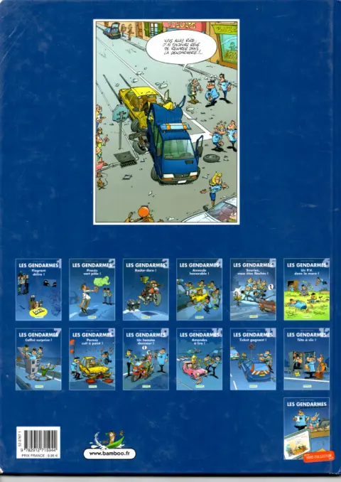 Verso de l'album Les Gendarmes Tome 6 Un P.V. dans la mare !