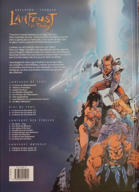 Verso de l'album Lanfeust de Troy Tome 6 Cixi impératrice