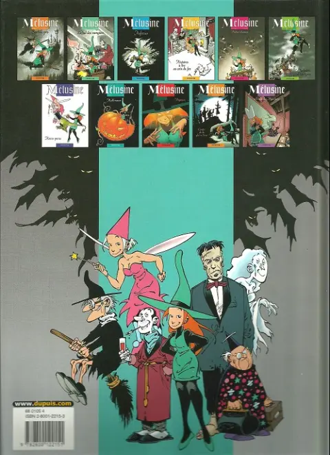 Verso de l'album Mélusine Tome 2 Le bal des vampires