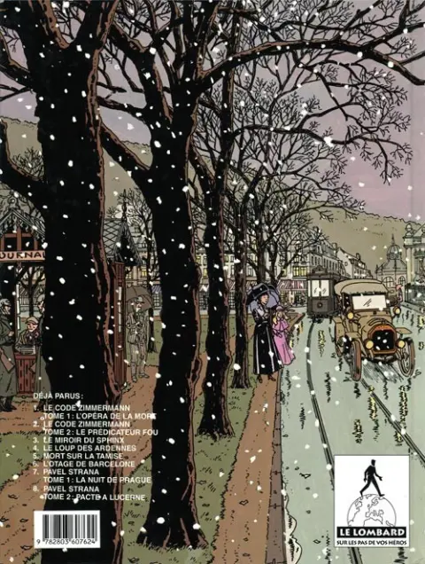 Verso de l'album Victor Sackville Tome 4 Le loup des Ardennes