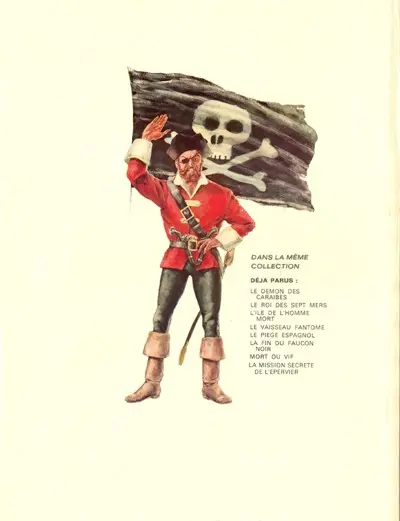 Verso de l'album Barbe-Rouge Tome 12 La mission secrète de l'Epervier