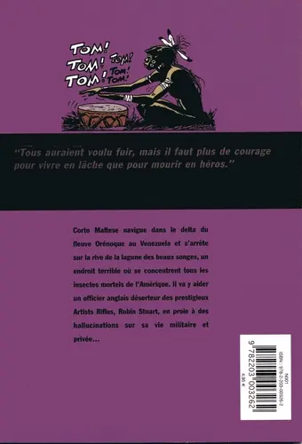 Verso de l'album Corto Tome 12 La lagune des beaux songes