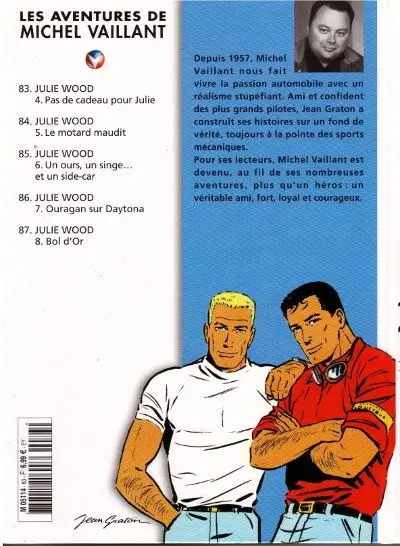 Verso de l'album Michel Vaillant La Collection Tome 83 Pas de cadeau pour Julie