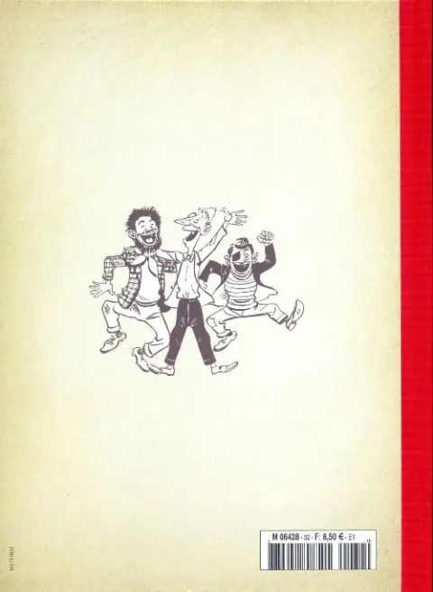 Verso de l'album Les Pieds Nickelés - La collection Tome 33 Les Pieds Nickelés jouent et gagnent