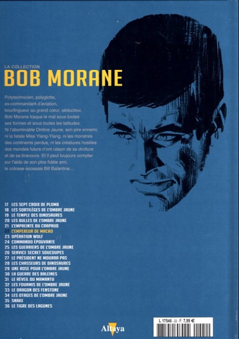 Verso de l'album Bob Morane La collection - Altaya Tome 22 L'Empereur de Macao
