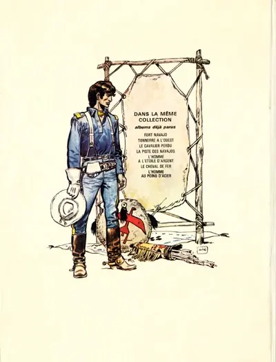 Verso de l'album Blueberry Tome 9 La piste des Sioux