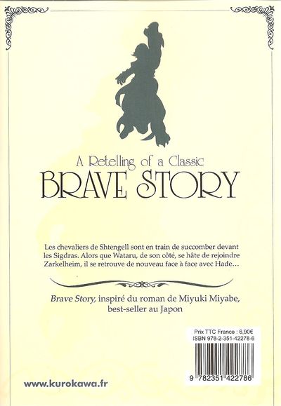 Verso de l'album Brave Story - A Retelling of a Classic 9