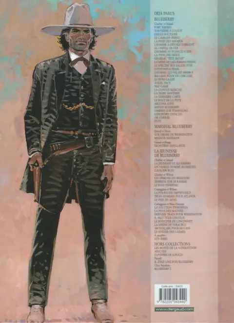 Verso de l'album Blueberry Tome 16 Le Hors-la-loi