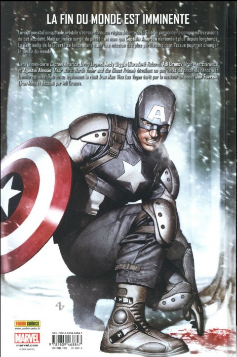 Verso de l'album Captain America Tome 9 La légende vivante