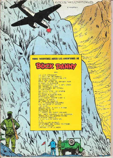 Verso de l'album Buck Danny Tome 35 L'escadrille de la mort