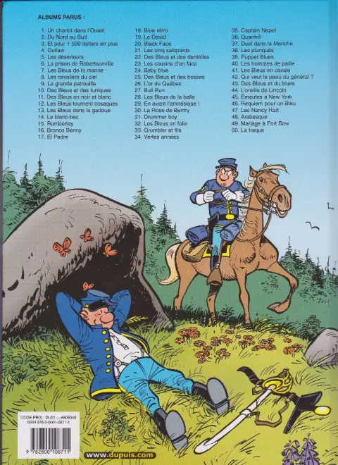 Verso de l'album Les Tuniques Bleues Tome 14 Le blanc-bec