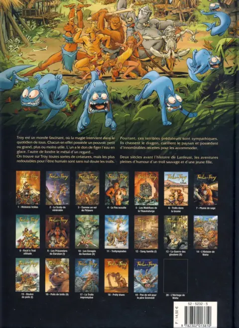 Verso de l'album Trolls de Troy Tome 14 L'histoire de Waha