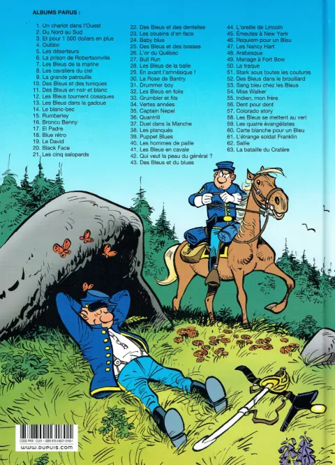 Verso de l'album Les Tuniques Bleues Tome 45 Émeutes à New York