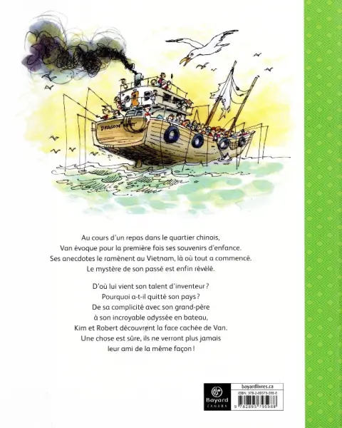 Verso de l'album Van l'inventeur Tome 4 Le dragon vert