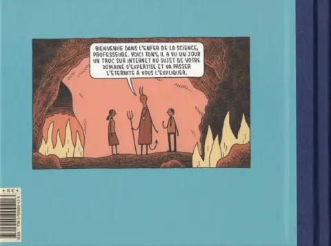 Verso de l'album Le département des théories fumeuses
