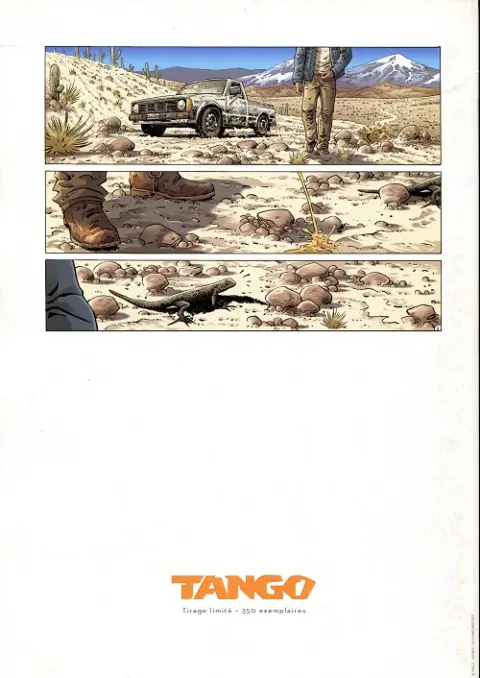 Verso de l'album Tango Tome 1 Un océan de pierre
