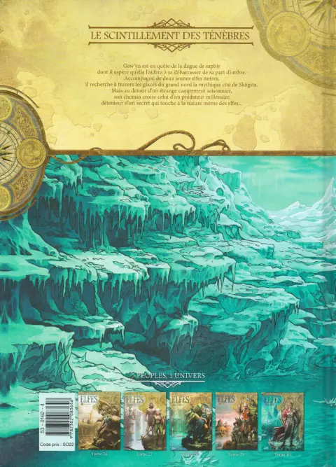 Verso de l'album Elfes Tome 30 Le Scintillement des ténèbres
