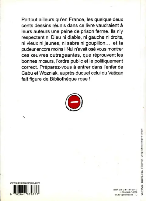 Verso de l'album Les impubliables