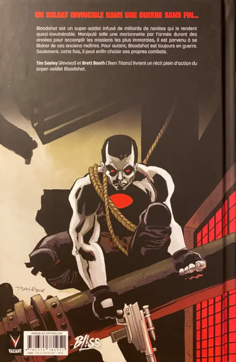 Verso de l'album Bloodshot Tome 1