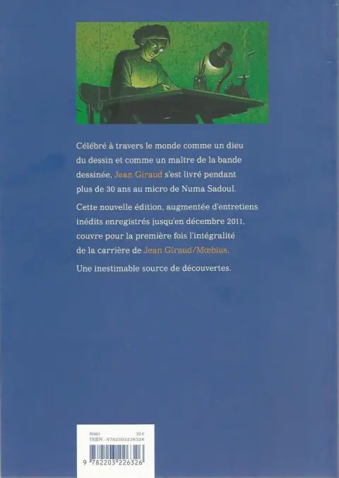 Verso de l'album Mister Mœbius et docteur Gir Docteur Moebius et Mister Gir