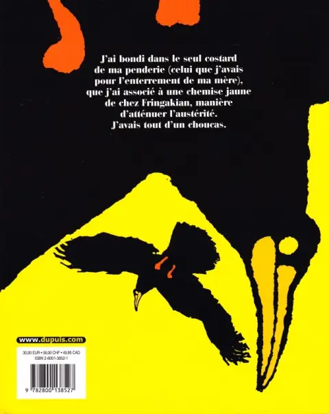 Verso de l'album Le Choucas L'Intégrale