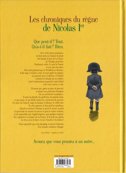 Verso de l'album Les Chroniques du règne de Nicolas Ier