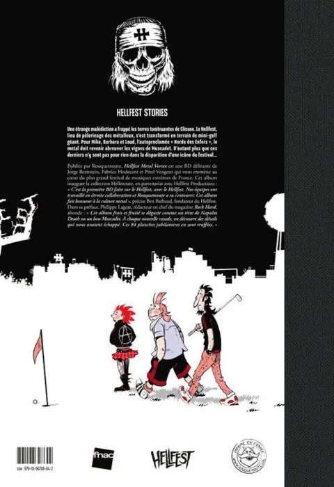 Verso de l'album Hellfest Metal Vortex - Black édition