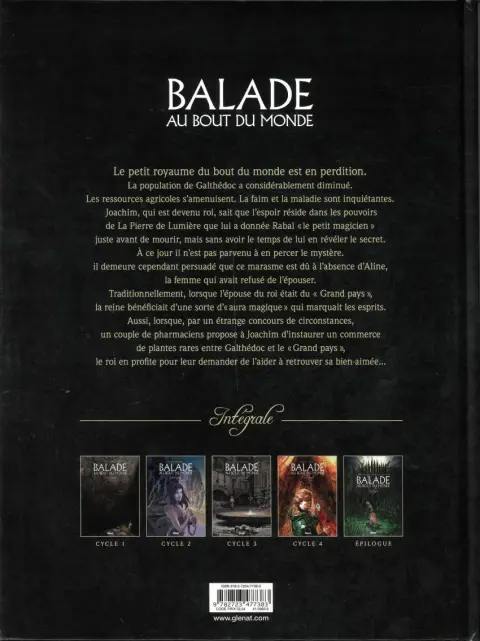 Verso de l'album Balade au Bout du monde Tome 17 Épilogue