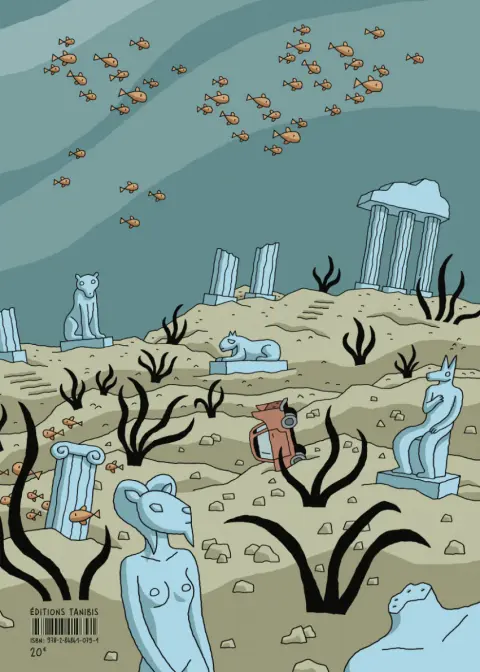 Verso de l'album Les fantômes de Syracuse