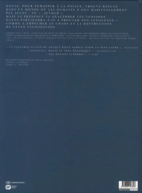 Verso de l'album AEthernam Livre 2 Beltane
