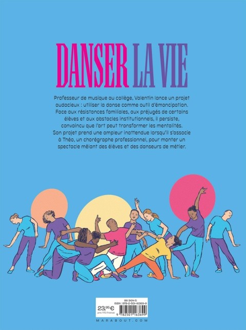 Verso de l'album Danser la vie