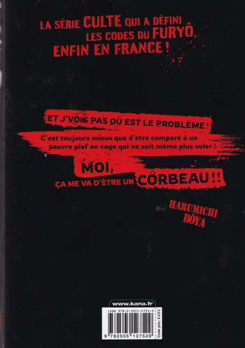 Verso de l'album Crows 1