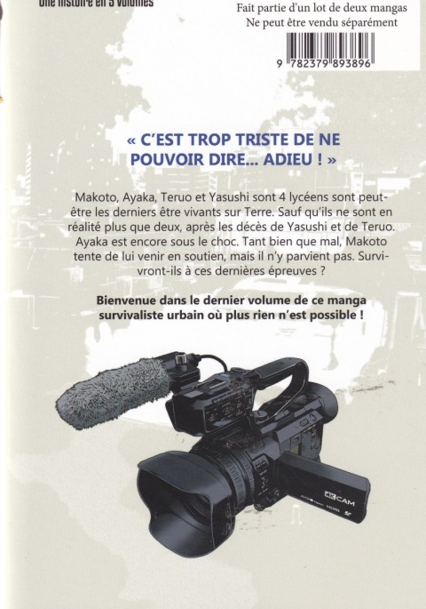 Verso de l'album Tokyo Survivors 5