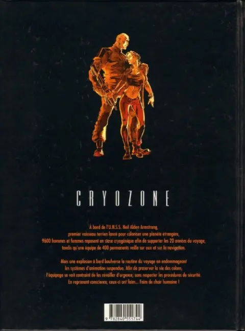 Verso de l'album Cryozone Tome 2 Syndrome Z