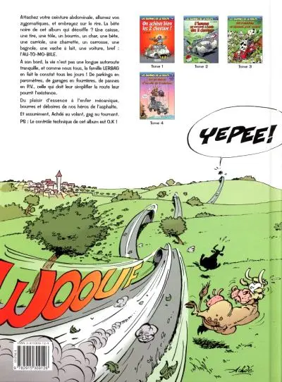 Verso de l'album Les damnés de la route Tome 4 Vol au dessus d'un nid de 2 chevaux