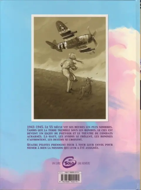 Verso de l'album Le Dernier envol